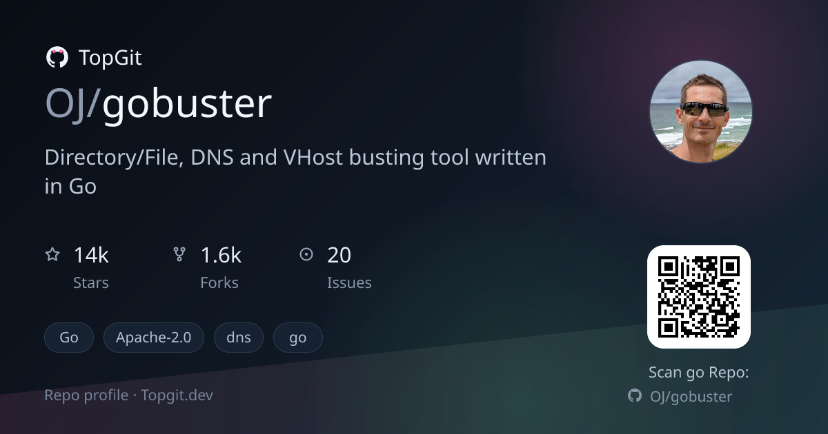 TopGit repo profile image for OJ/gobuster