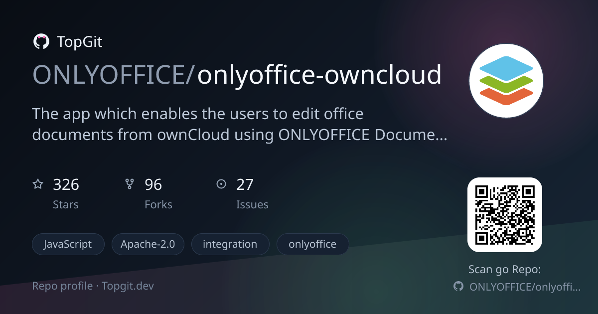 TopGit repo profile image for ONLYOFFICE/onlyoffice-owncloud
