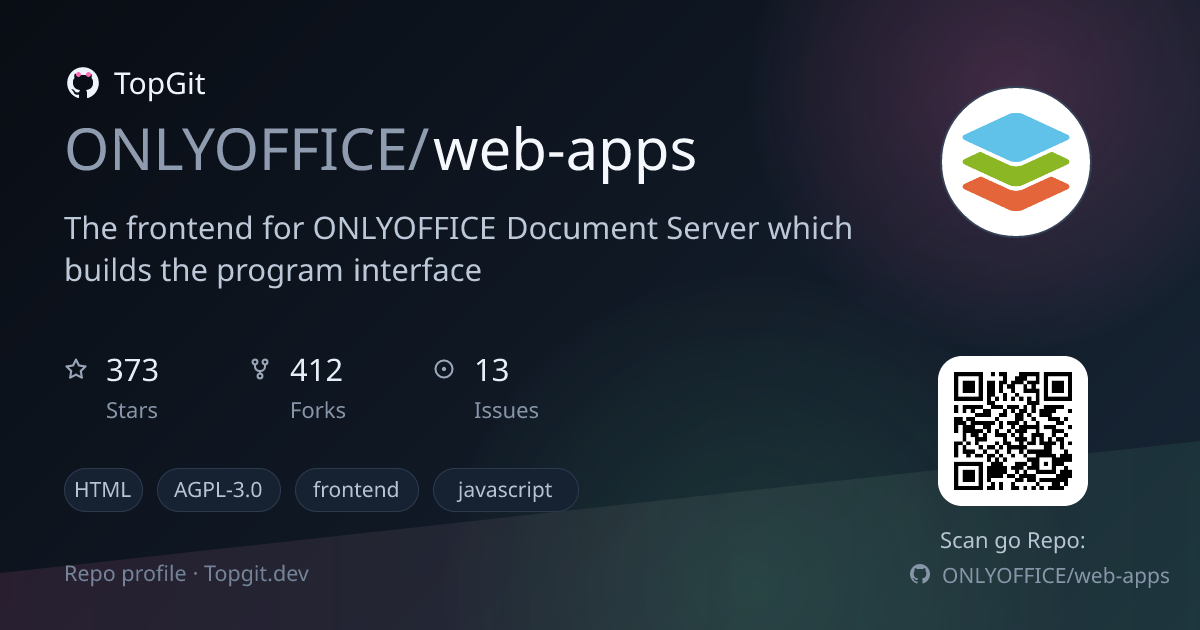 TopGit repo profile image for ONLYOFFICE/web-apps