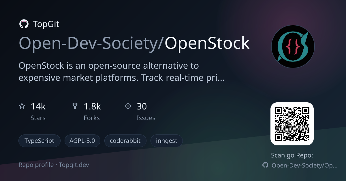 TopGit repo profile image for Open-Dev-Society/OpenStock