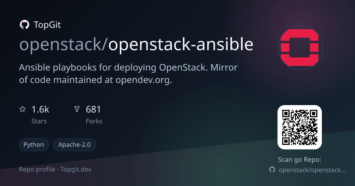 TopGit repo profile image for openstack/openstack-ansible