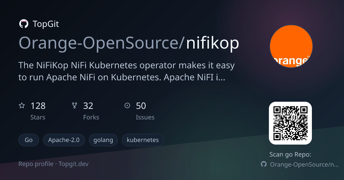 TopGit repo profile image for Orange-OpenSource/nifikop