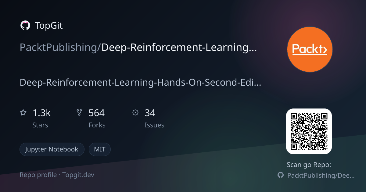 TopGit repo profile image for PacktPublishing/Deep-Reinforcement-Learning-Hands-On-Second-Edition