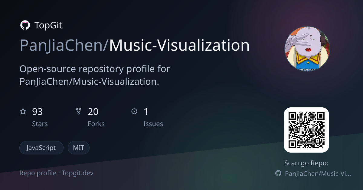 TopGit repo profile image for PanJiaChen/Music-Visualization