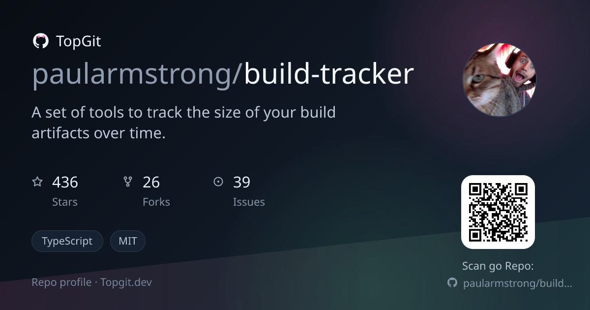 TopGit repo profile image for paularmstrong/build-tracker