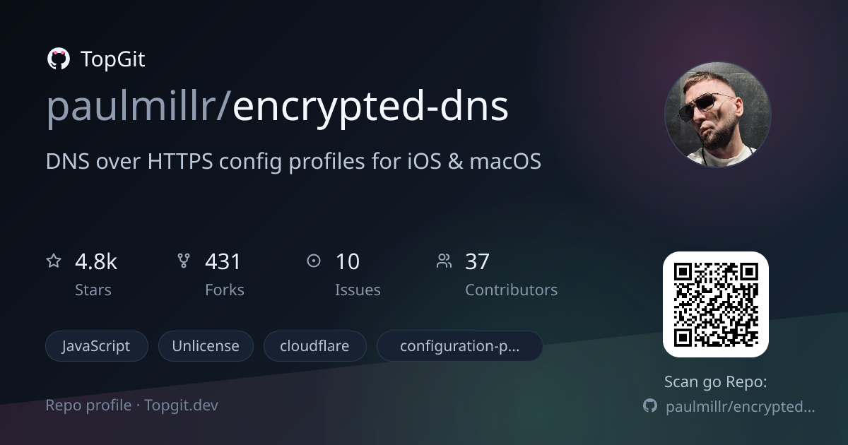 TopGit repo profile image for paulmillr/encrypted-dns