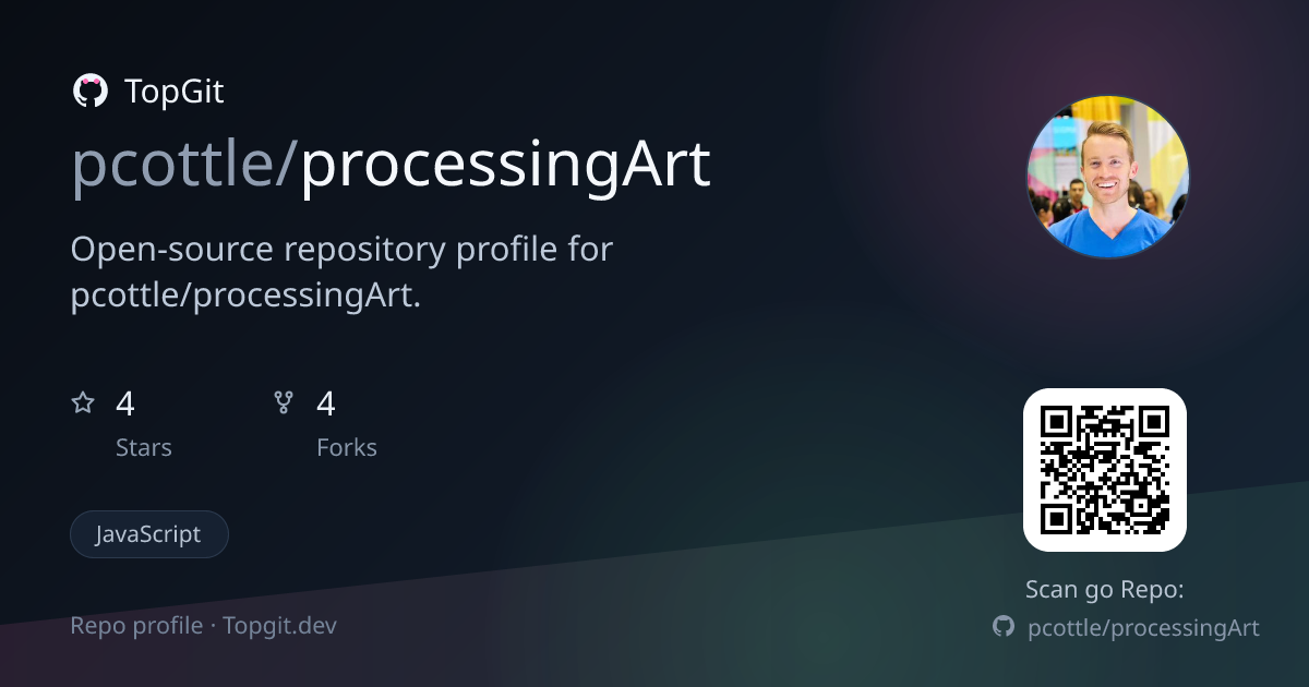 TopGit repo profile image for pcottle/processingArt