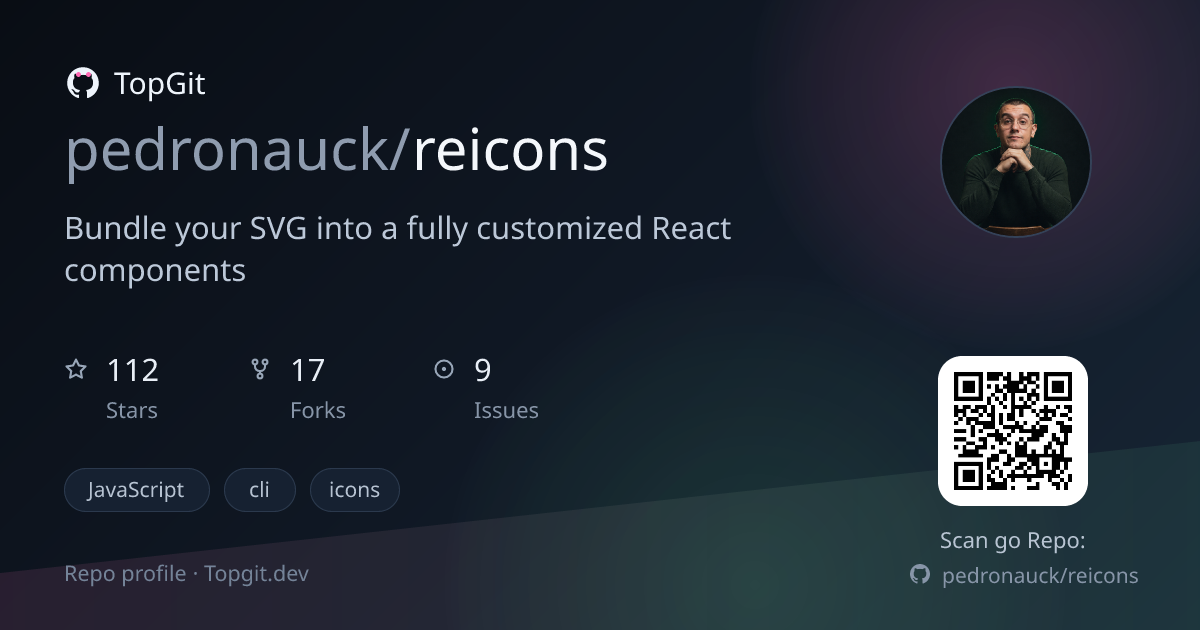TopGit repo profile image for pedronauck/reicons