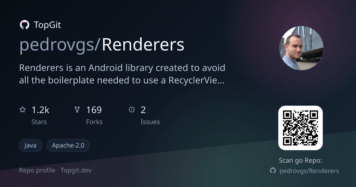 TopGit repo profile image for pedrovgs/Renderers