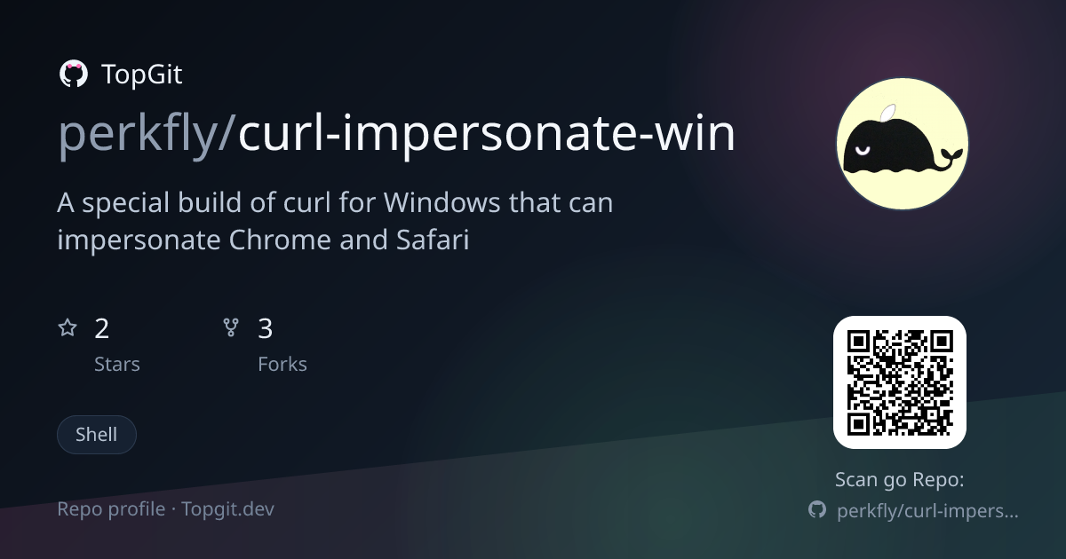 TopGit repo profile image for perkfly/curl-impersonate-win