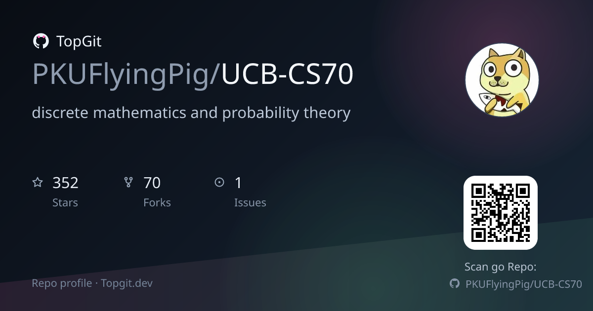 TopGit repo profile image for PKUFlyingPig/UCB-CS70