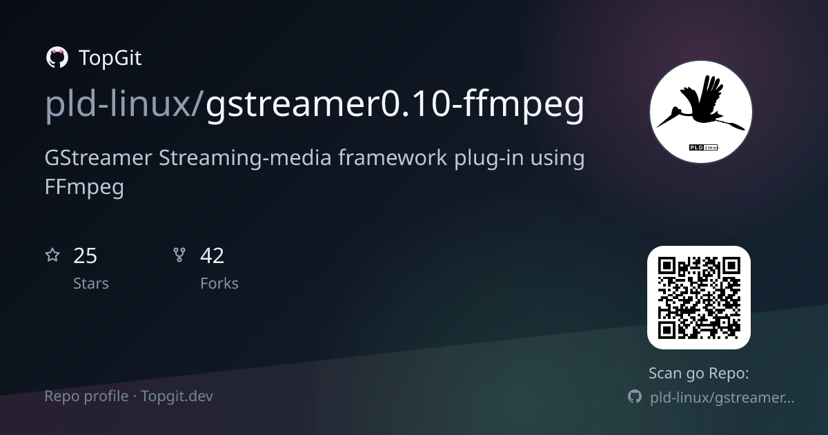 TopGit repo profile image for pld-linux/gstreamer0.10-ffmpeg