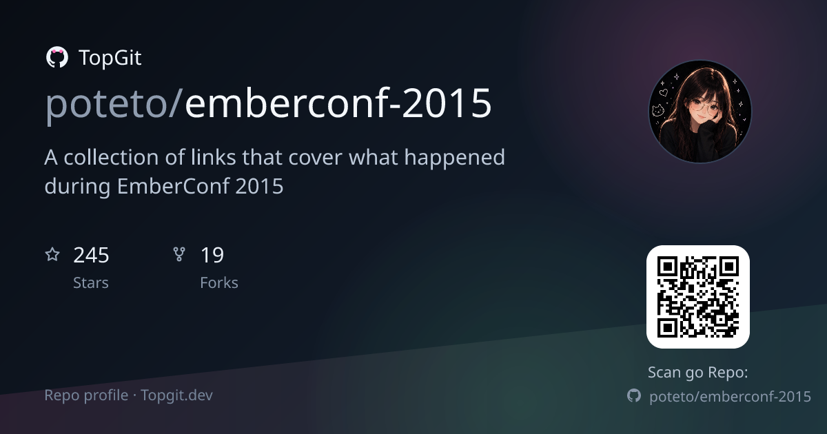 TopGit repo profile image for poteto/emberconf-2015