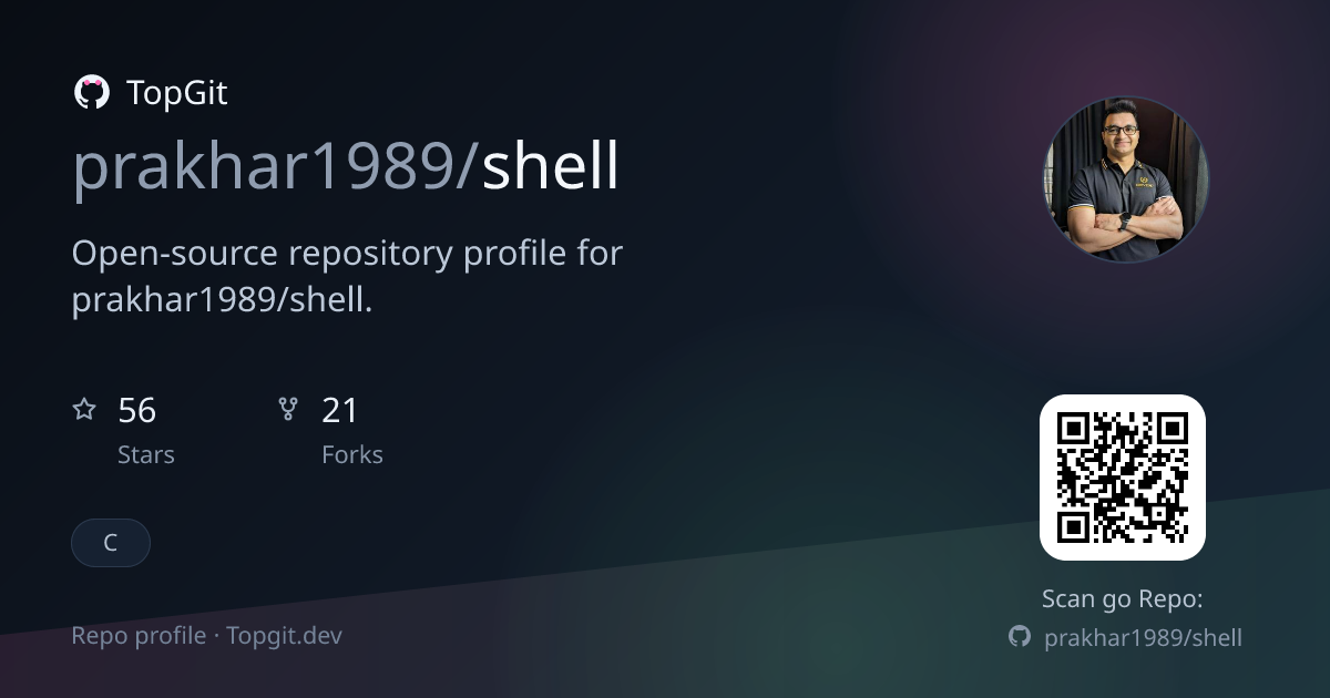 TopGit repo profile image for prakhar1989/shell