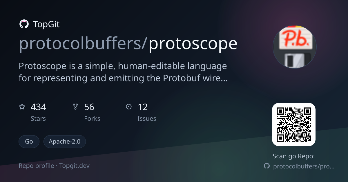 TopGit repo profile image for protocolbuffers/protoscope