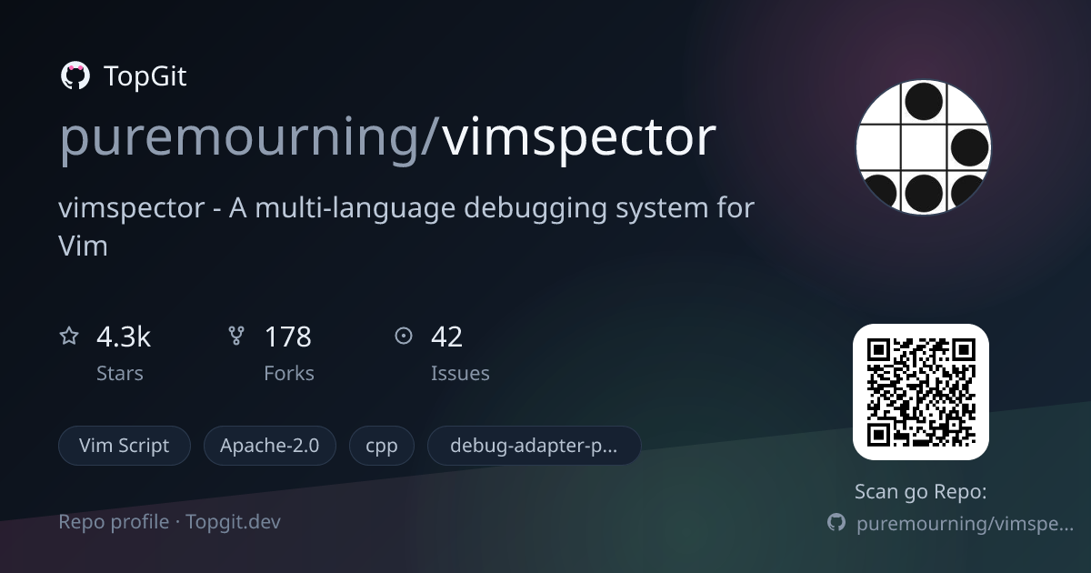 TopGit repo profile image for puremourning/vimspector