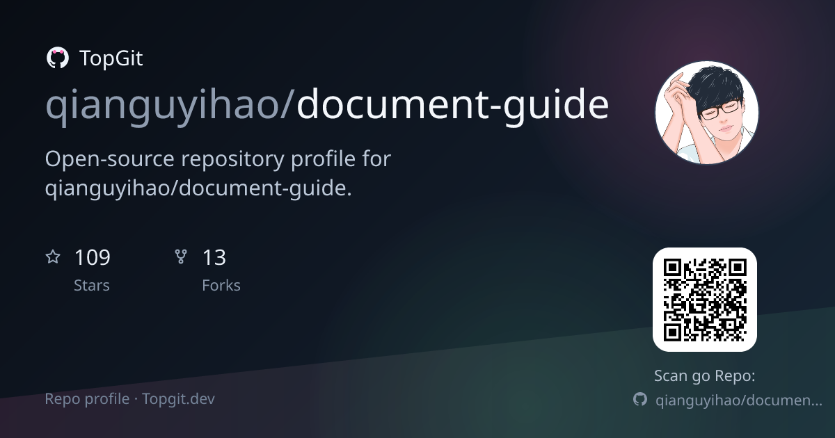 TopGit repo profile image for qianguyihao/document-guide