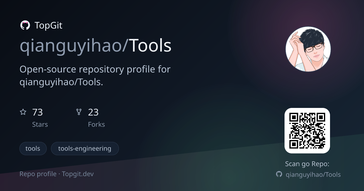 TopGit repo profile image for qianguyihao/Tools