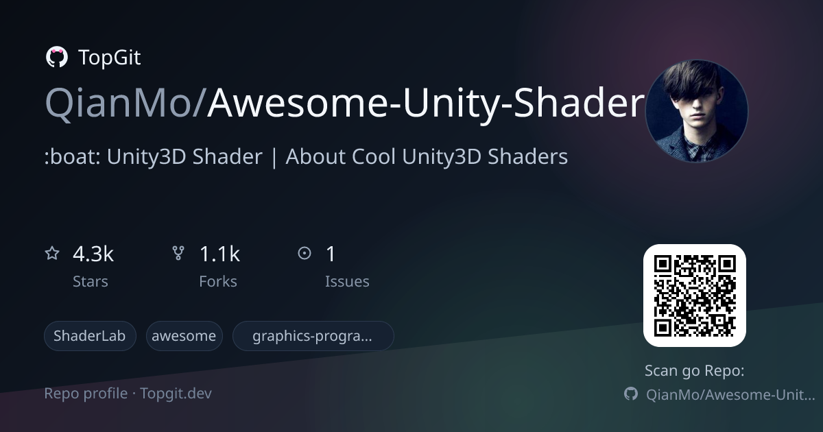 TopGit repo profile image for QianMo/Awesome-Unity-Shader