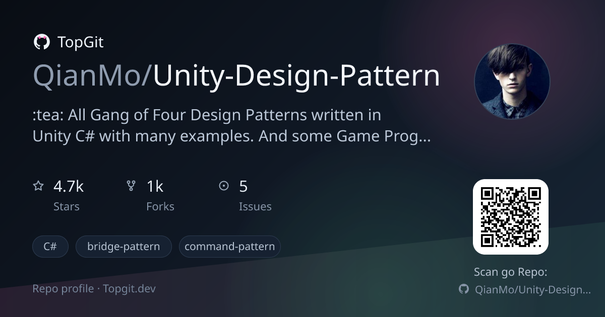 TopGit repo profile image for QianMo/Unity-Design-Pattern
