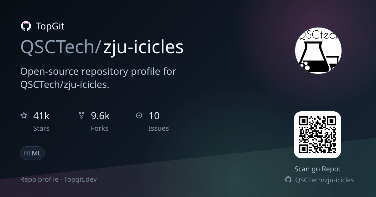 TopGit repo profile image for QSCTech/zju-icicles