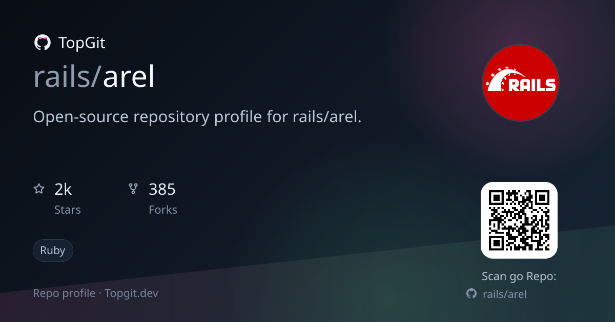 TopGit repo profile image for rails/arel