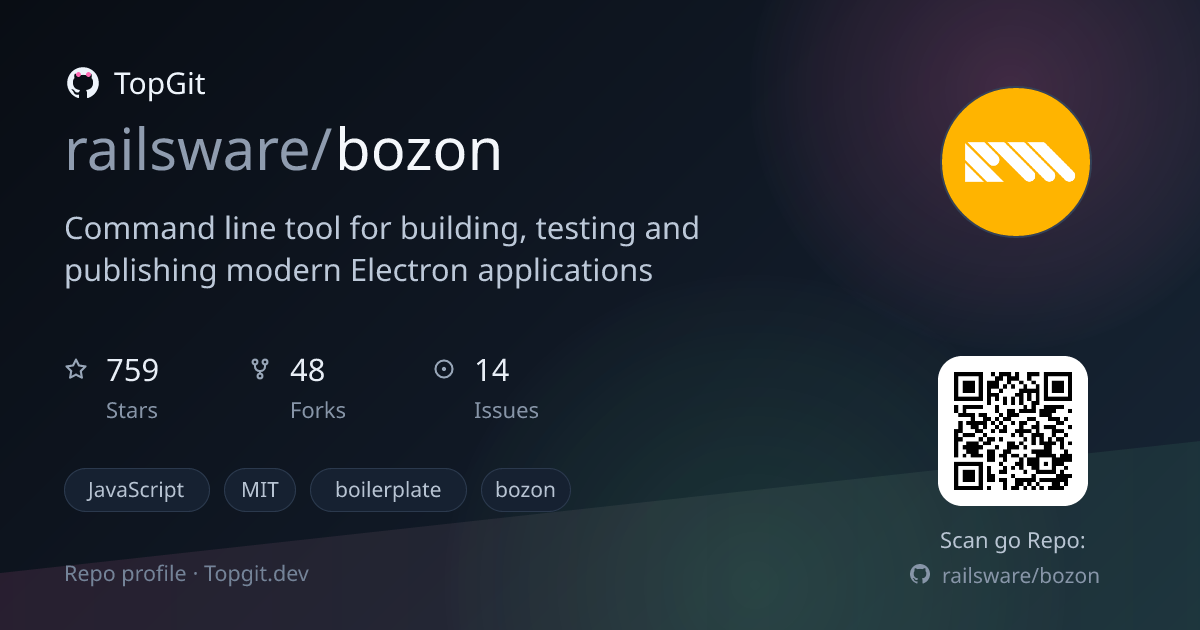 TopGit repo profile image for railsware/bozon