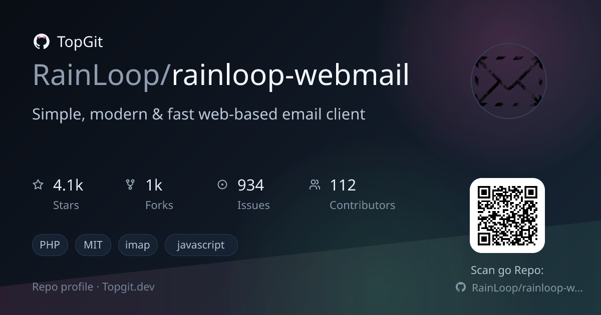 TopGit repo profile image for RainLoop/rainloop-webmail
