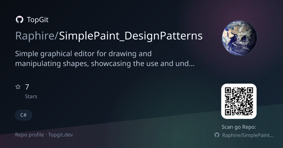 TopGit repo profile image for Raphire/SimplePaint_DesignPatterns