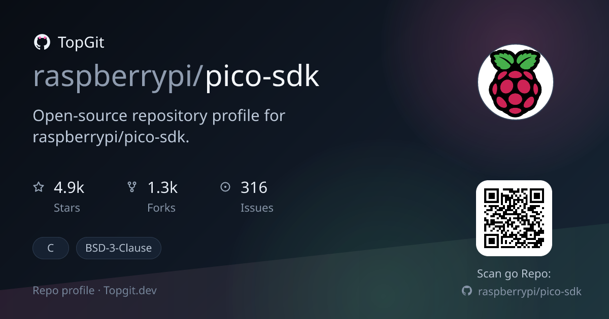 TopGit repo profile image for raspberrypi/pico-sdk