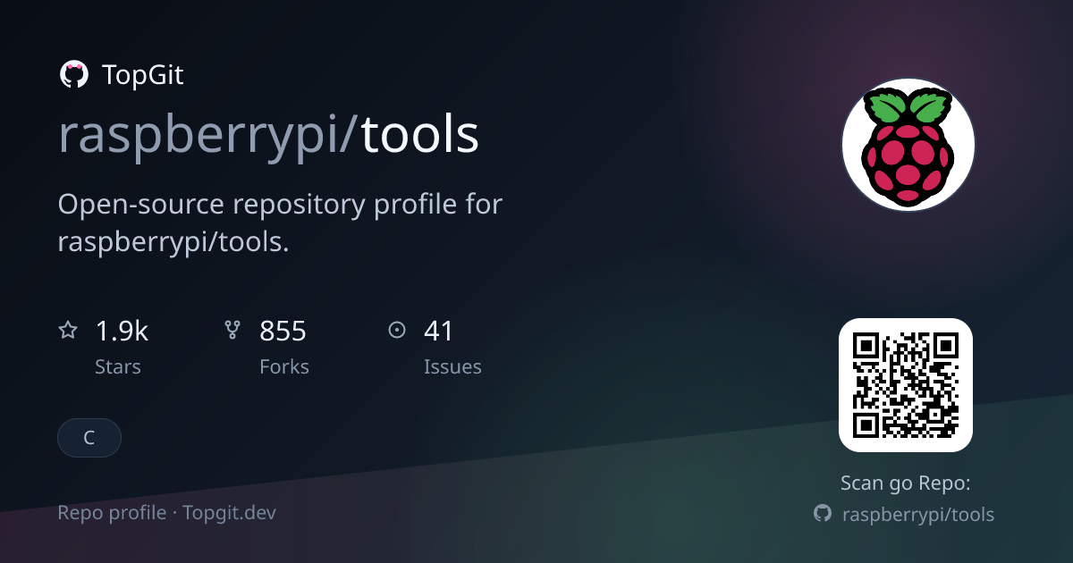 TopGit repo profile image for raspberrypi/tools
