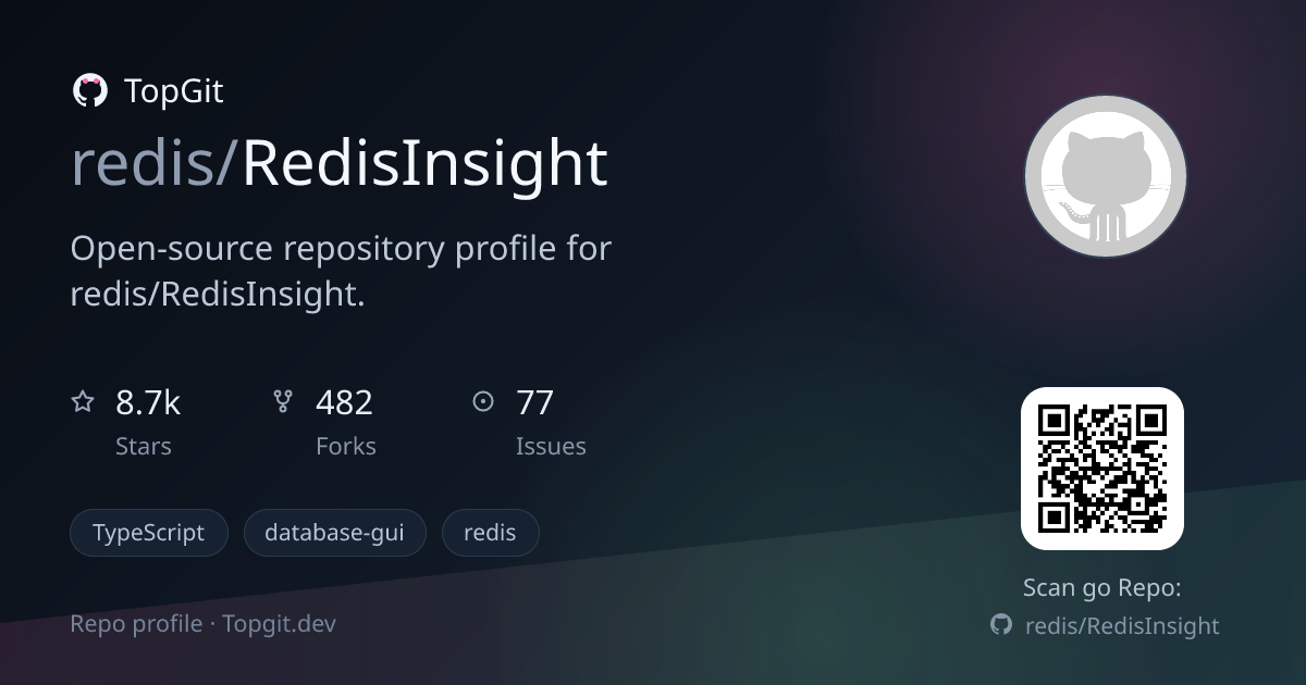 TopGit repo profile image for redis/RedisInsight