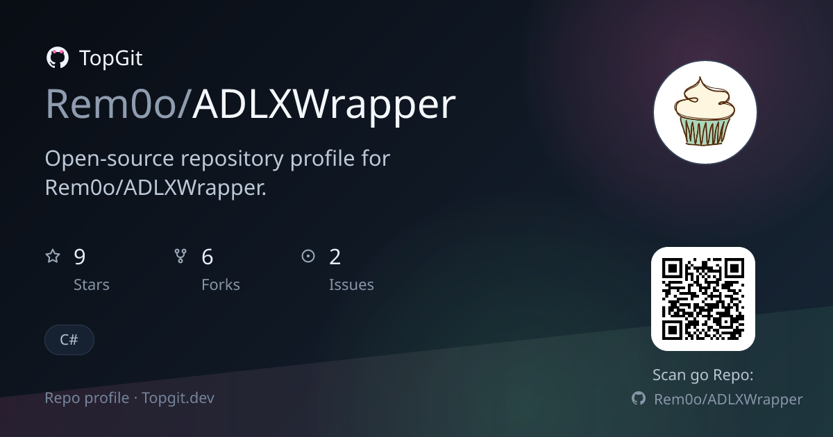 TopGit repo profile image for Rem0o/ADLXWrapper