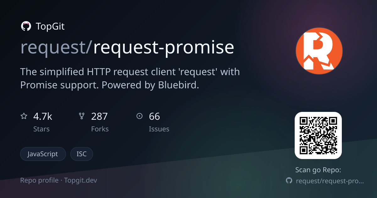 TopGit repo profile image for request/request-promise