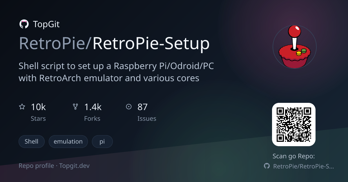 TopGit repo profile image for RetroPie/RetroPie-Setup
