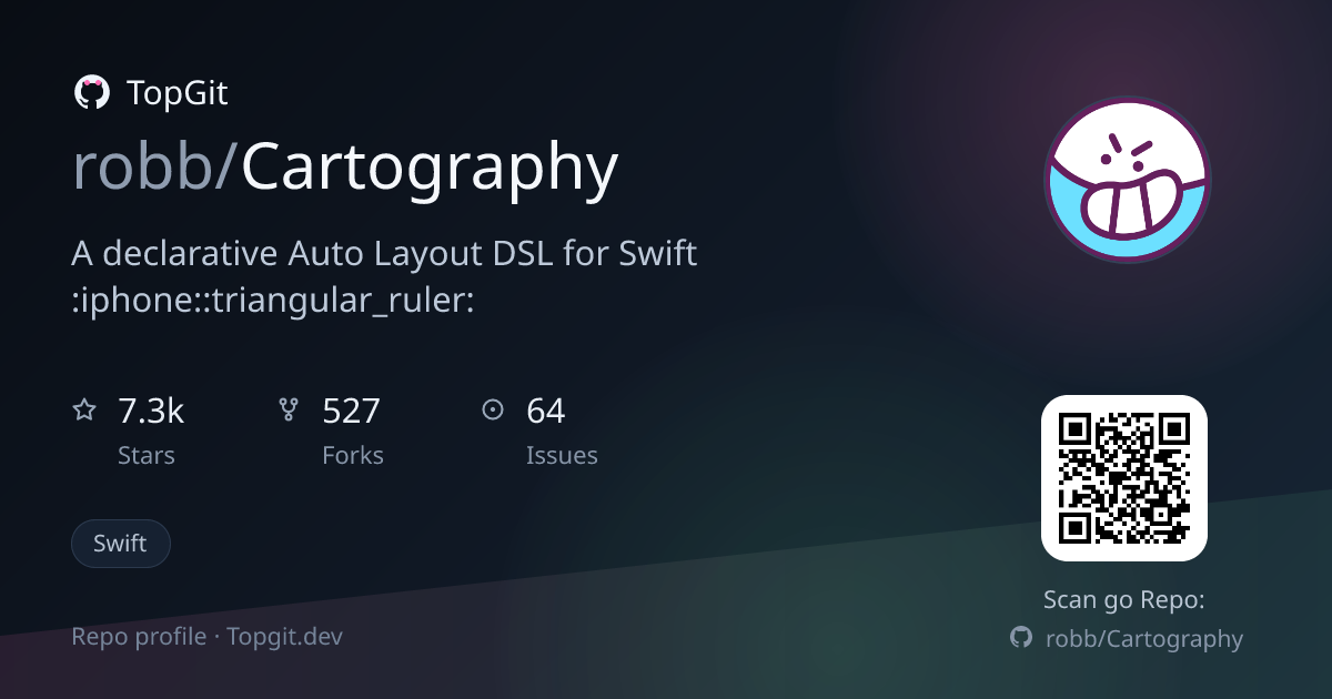 TopGit repo profile image for robb/Cartography