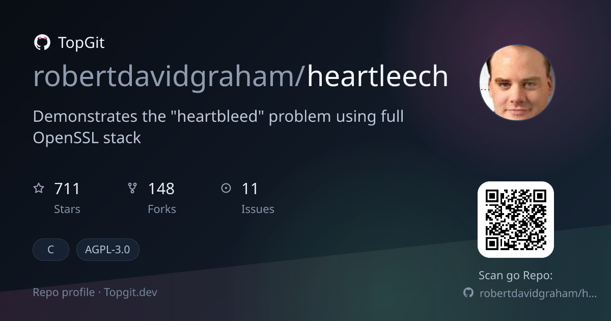TopGit repo profile image for robertdavidgraham/heartleech
