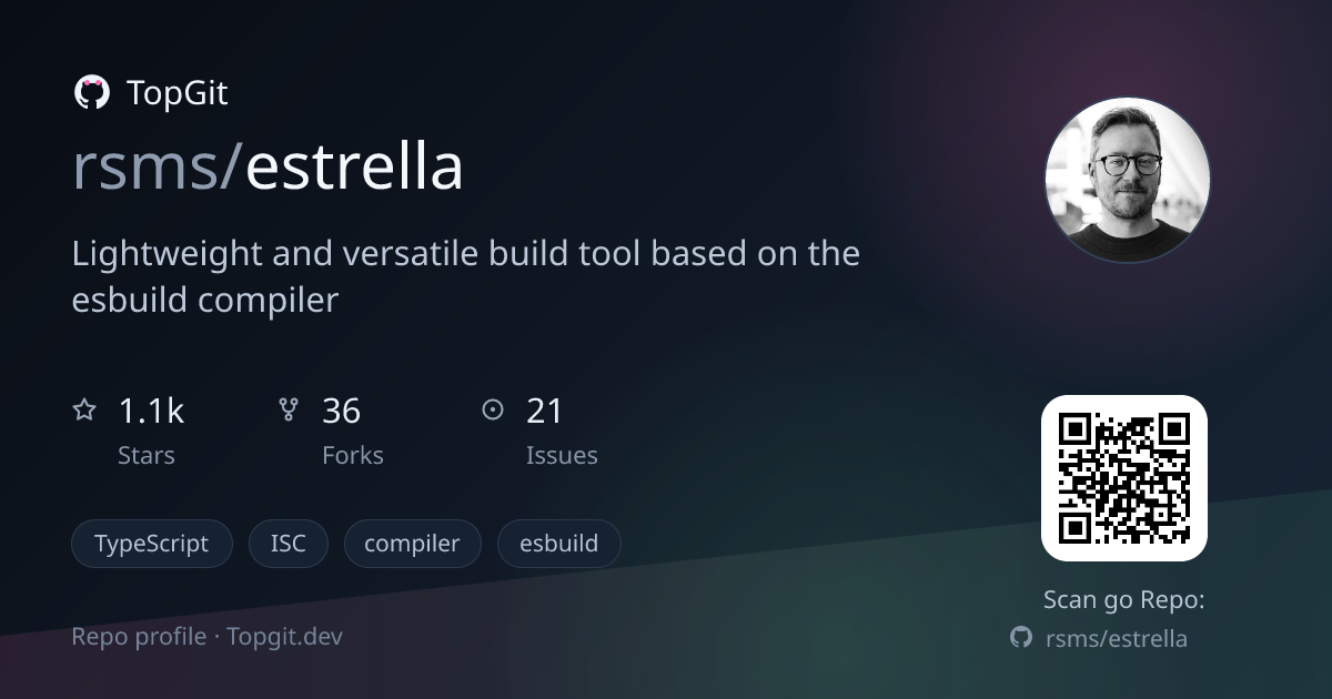 TopGit repo profile image for rsms/estrella