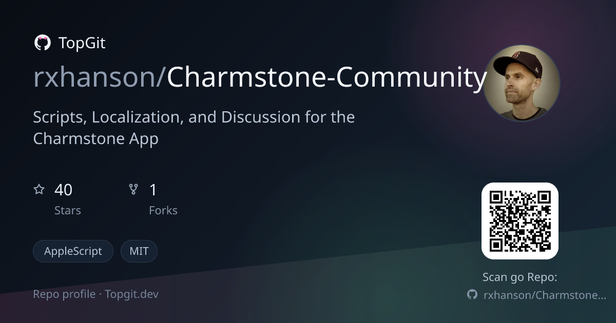 TopGit repo profile image for rxhanson/Charmstone-Community