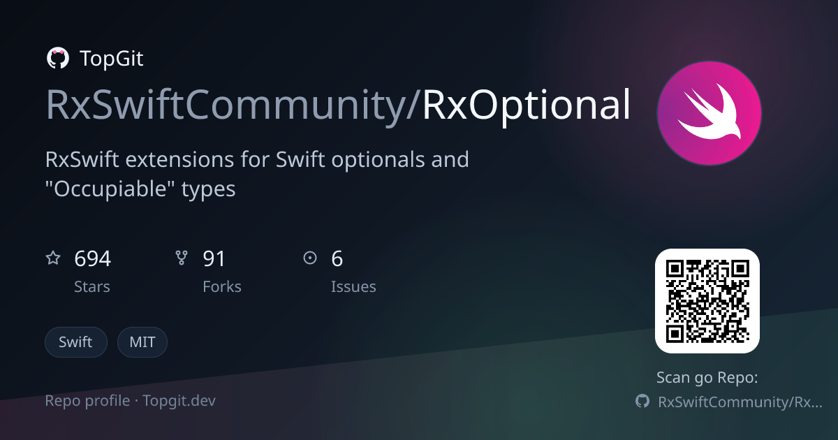 TopGit repo profile image for RxSwiftCommunity/RxOptional