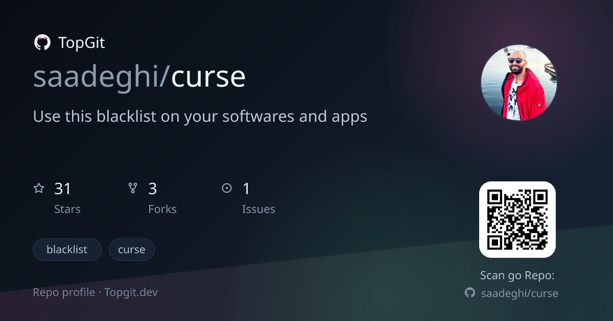 TopGit repo profile image for saadeghi/curse