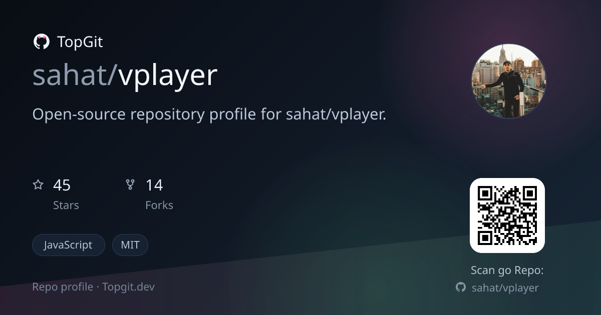 TopGit repo profile image for sahat/vplayer