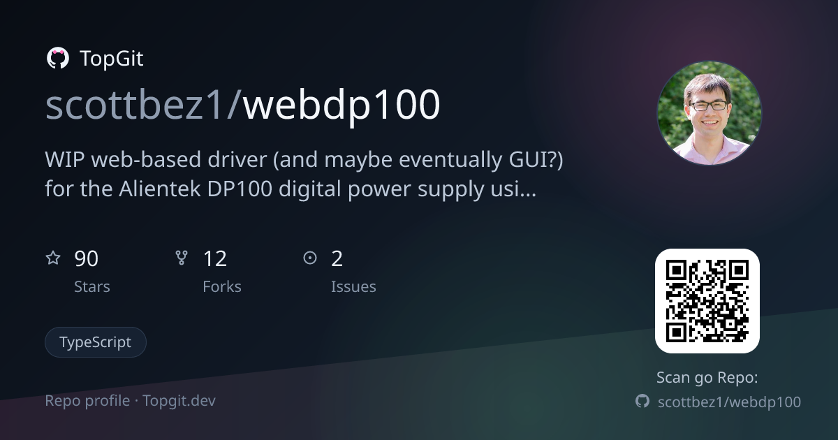 TopGit repo profile image for scottbez1/webdp100