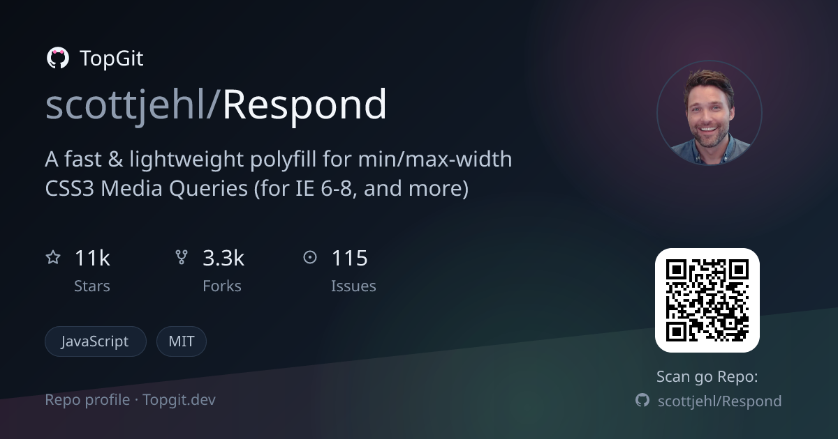 TopGit repo profile image for scottjehl/Respond