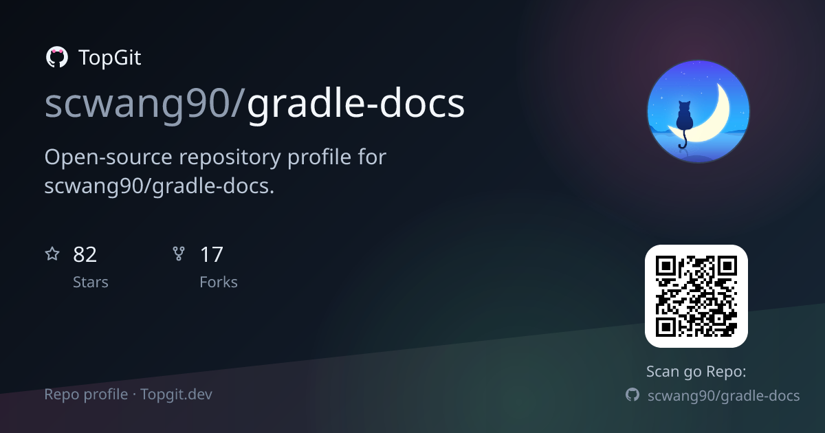 TopGit repo profile image for scwang90/gradle-docs
