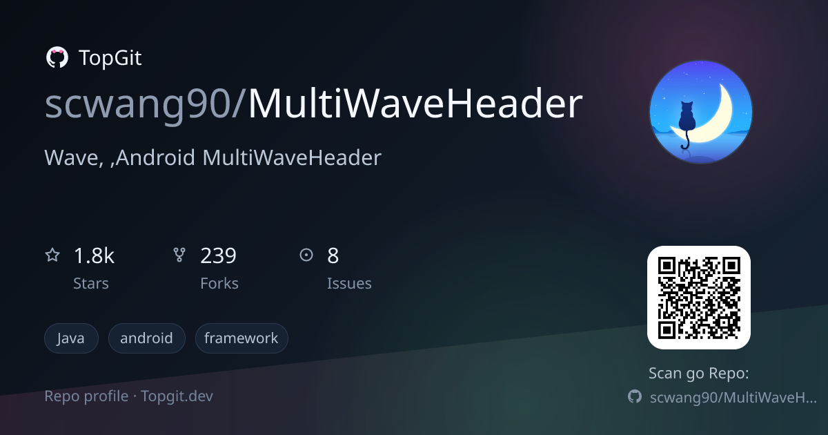 TopGit repo profile image for scwang90/MultiWaveHeader