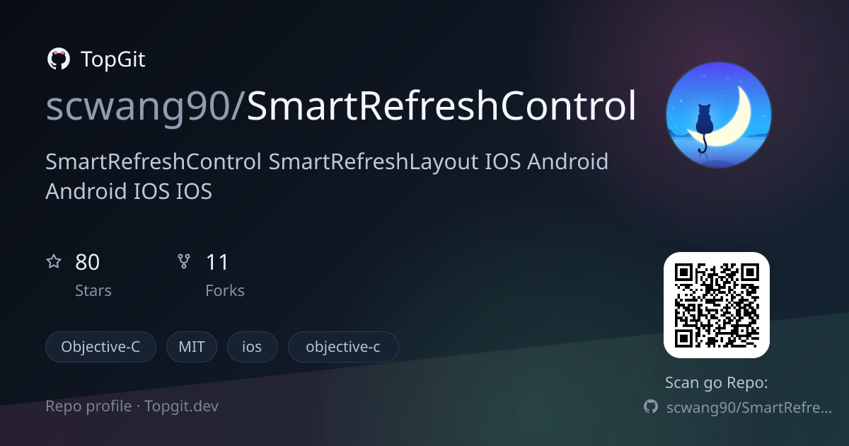 TopGit repo profile image for scwang90/SmartRefreshControl