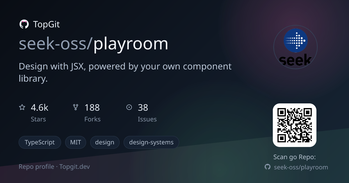 TopGit repo profile image for seek-oss/playroom