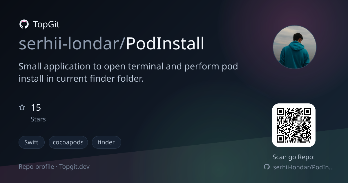 TopGit repo profile image for serhii-londar/PodInstall