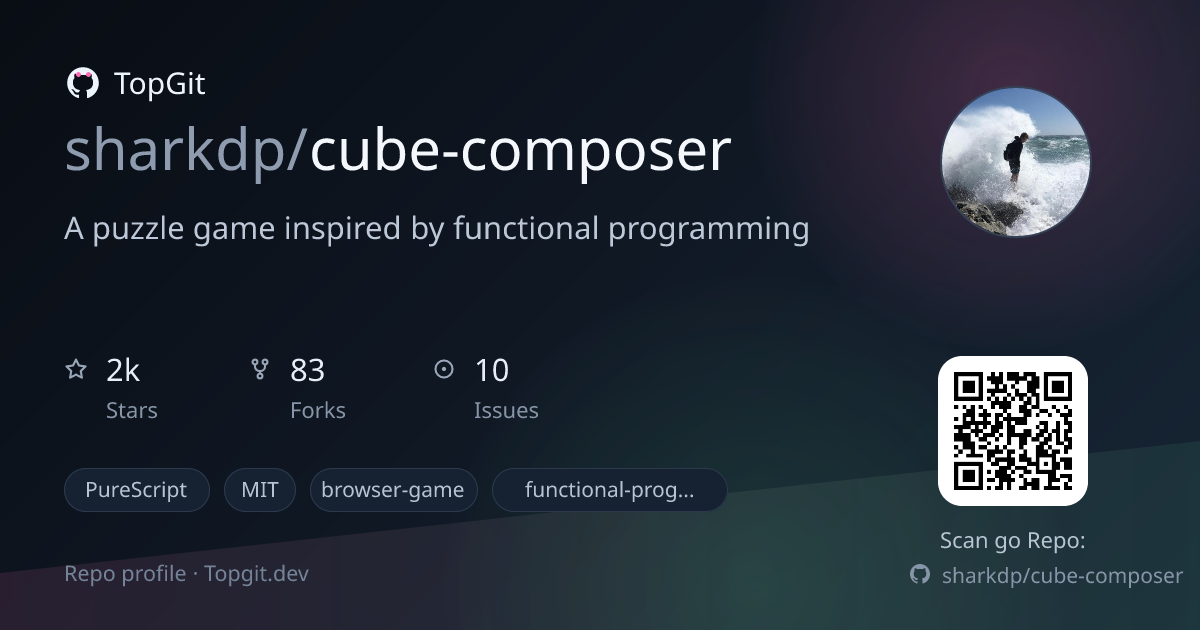 TopGit repo profile image for sharkdp/cube-composer